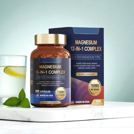 12-in-1 Magnesium Complex – Advanced Daily Support Capsules